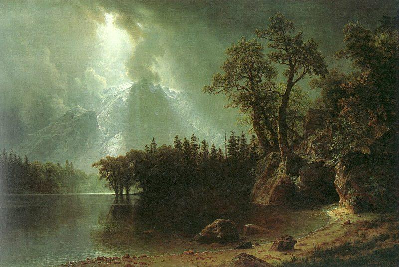 Passing Storm over the Sierra Nevada, Albert Bierstadt